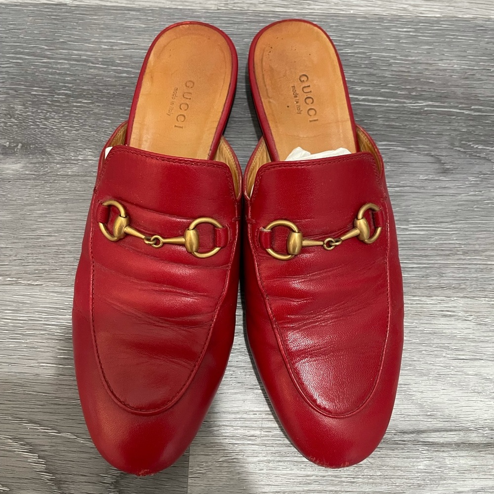 Gucci Princetown Leather Mule